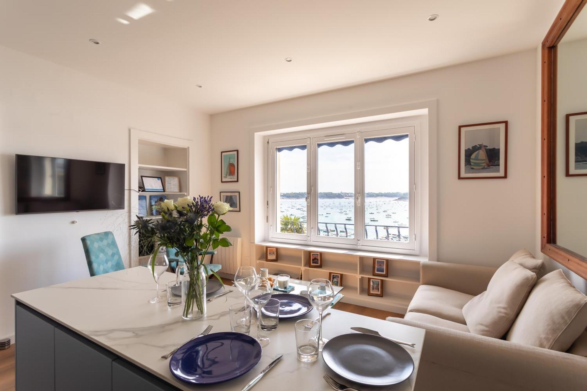 Le Beauvoir 1 - Appt Vue Mer Dinard Zewnętrze zdjęcie
